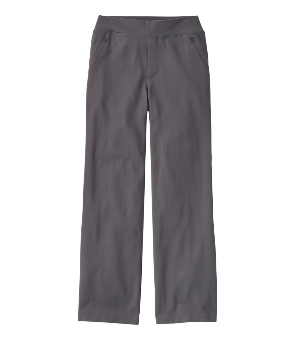 L.L.BeanWomen's Go-Anywhere Pants, High-Rise Wide-Leg