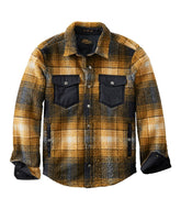 L.L.BeanMen's Signature Mixed Media Fleece Shirt Jacket, Plaid