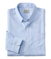 L.L.BeanMen's Comfort Stretch Oxford Shirt, Slightly Fitted Untucked Fit, Stripe