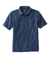 L.L.BeanMen's Premium Double L® Polo, Hemmed Short-Sleeve with Pocket