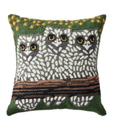 L.L.BeanIndoor/Outdoor Hooked Pillow, Owls