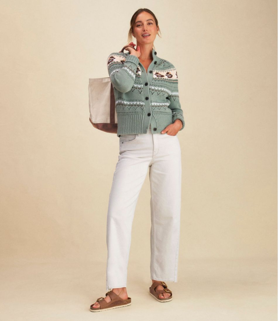 L.L.BeanWomen's Signature 1912 Premium Jeans, High-Rise Barrel Ankle