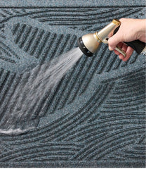 L.L.BeanEveryspace Recycled Waterhog Wide Doormat, Swimming Whale