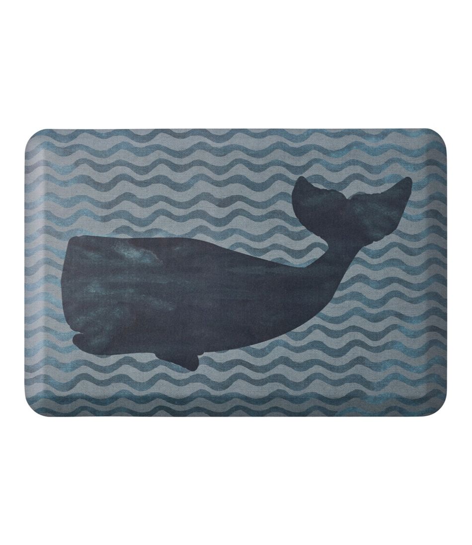 L.L.BeanHappy Feet Comfort Mat, Whale