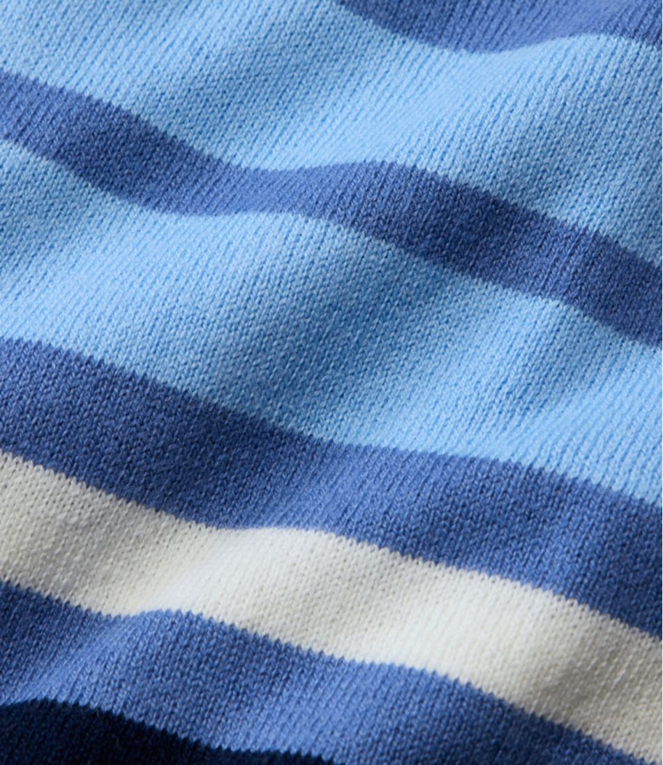 L.L.BeanWomen's Cotton/Cashmere Sweater, Crewneck Stripe