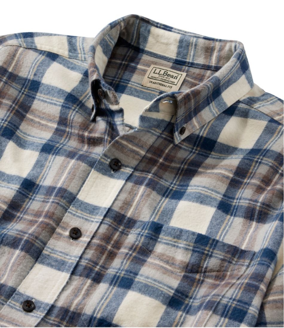 L.L.BeanMen's Scotch Plaid Flannel Shirt, Traditional Fit