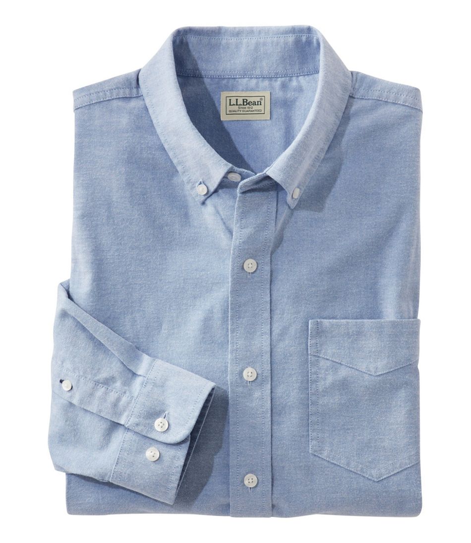 L.L.BeanMen's Comfort Stretch® Oxford Shirt, Slightly Fitted Untucked Fit