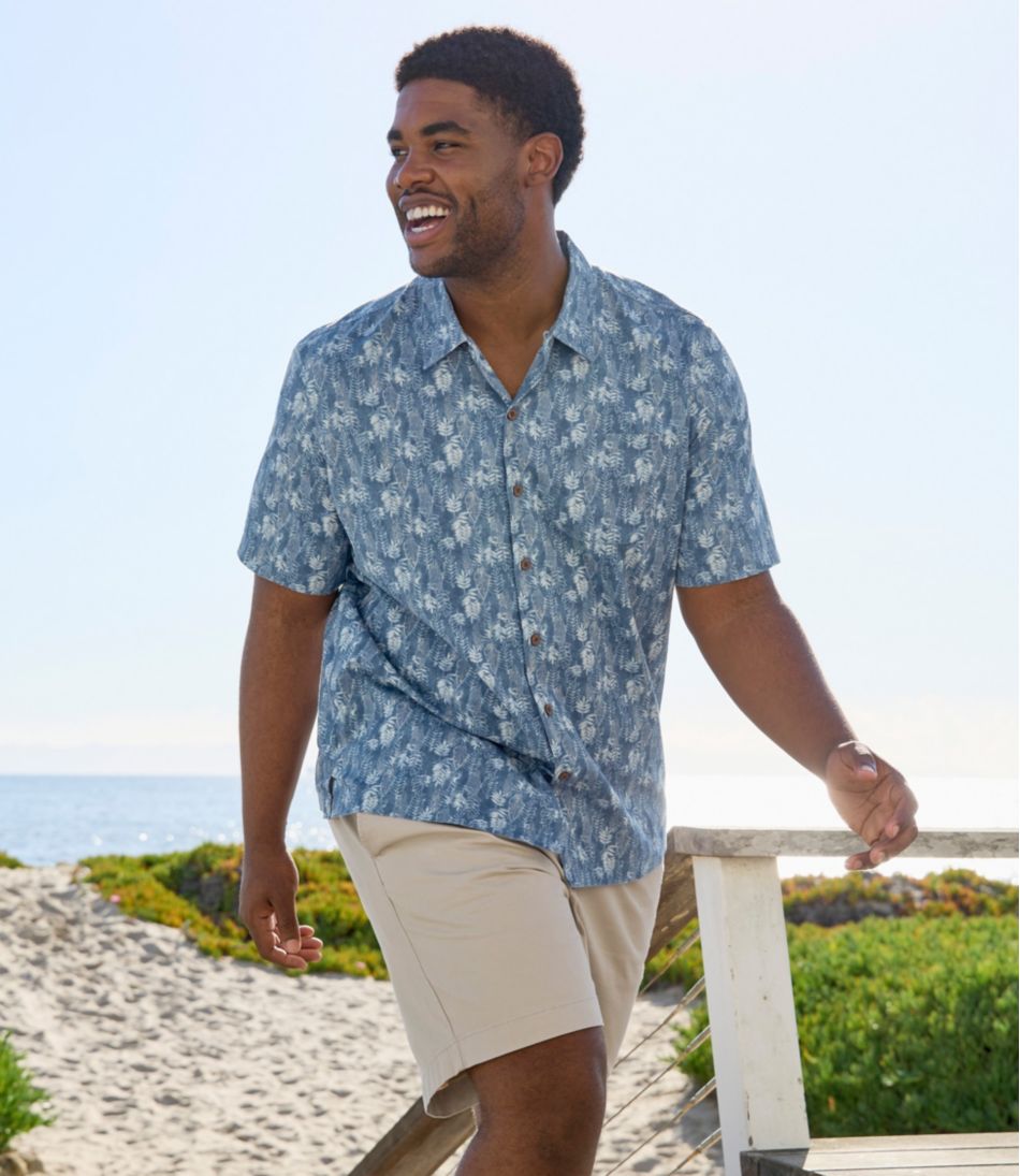 L.L.BeanMen's Tropics Shirt, Short-Sleeve Print