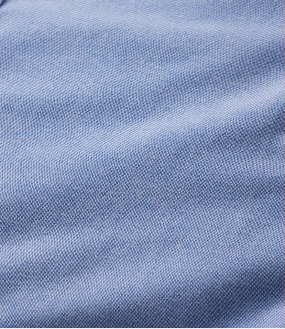 L.L.BeanMen's Comfort Stretch® Oxford Shirt, Slightly Fitted Untucked Fit, Short-Sleeve