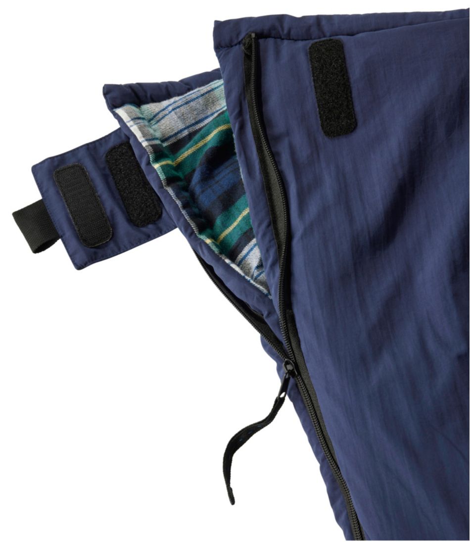 L.L.BeanFlannel Lined Camp Sleeping Bag, 40°
