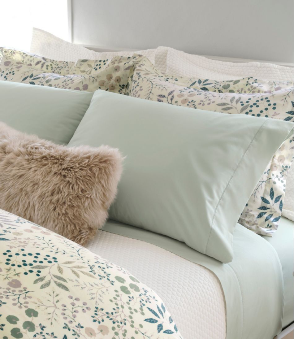 L.L.Bean280-Thread-Count Pima Cotton Percale Sheet, Flat
