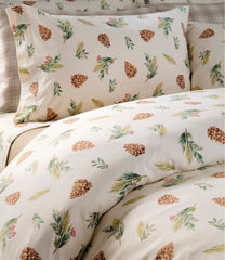 L.L.BeanEvergreen Flannel Comforter Cover Collection