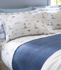 L.L.BeanNautical Boats Percale Sheet Collection