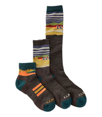 L.L.BeanAdults' Katahdin Hiker Socks, 1/4 Crew