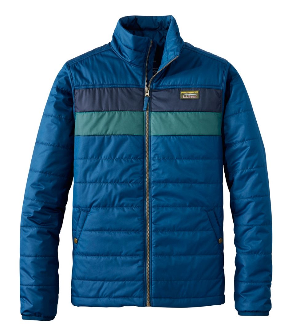 L.L.BeanMen's Mountain Classic Puffer Jacket, Colorblock