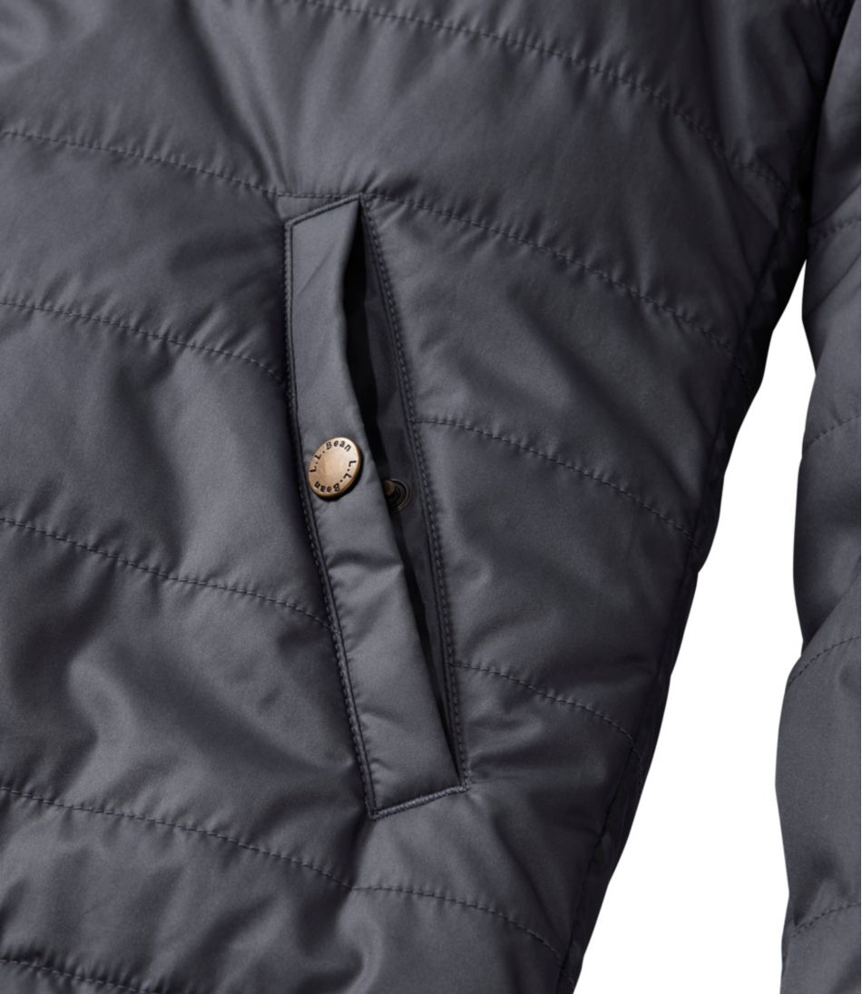 L.L.BeanMen's Mountain Classic Puffer Hooded Jacket, Colorblock
