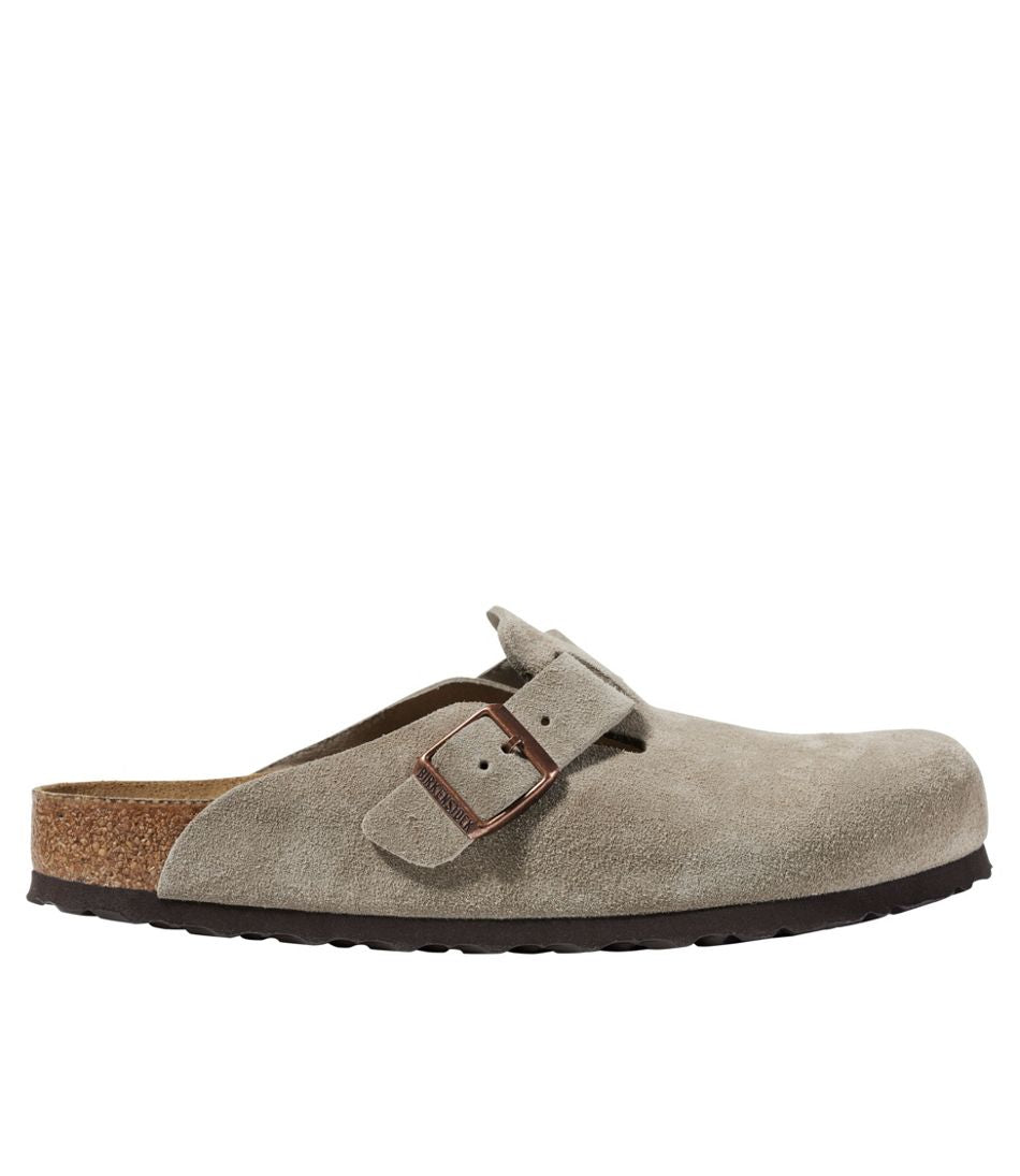 L.L.BeanMen's Birkenstock Soft Footbed Boston Clogs, Suede