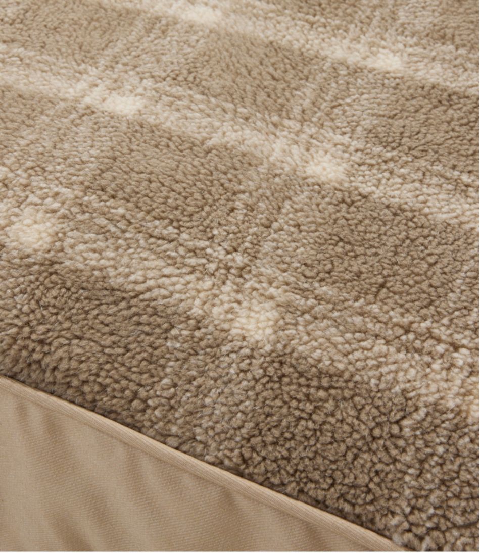 L.L.BeanPremium Fleece Dog Bed Replacement Cover, Rectangular