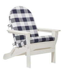 L.L.BeanAdirondack Chair Seat and Back Cushion, Buffalo Plaid