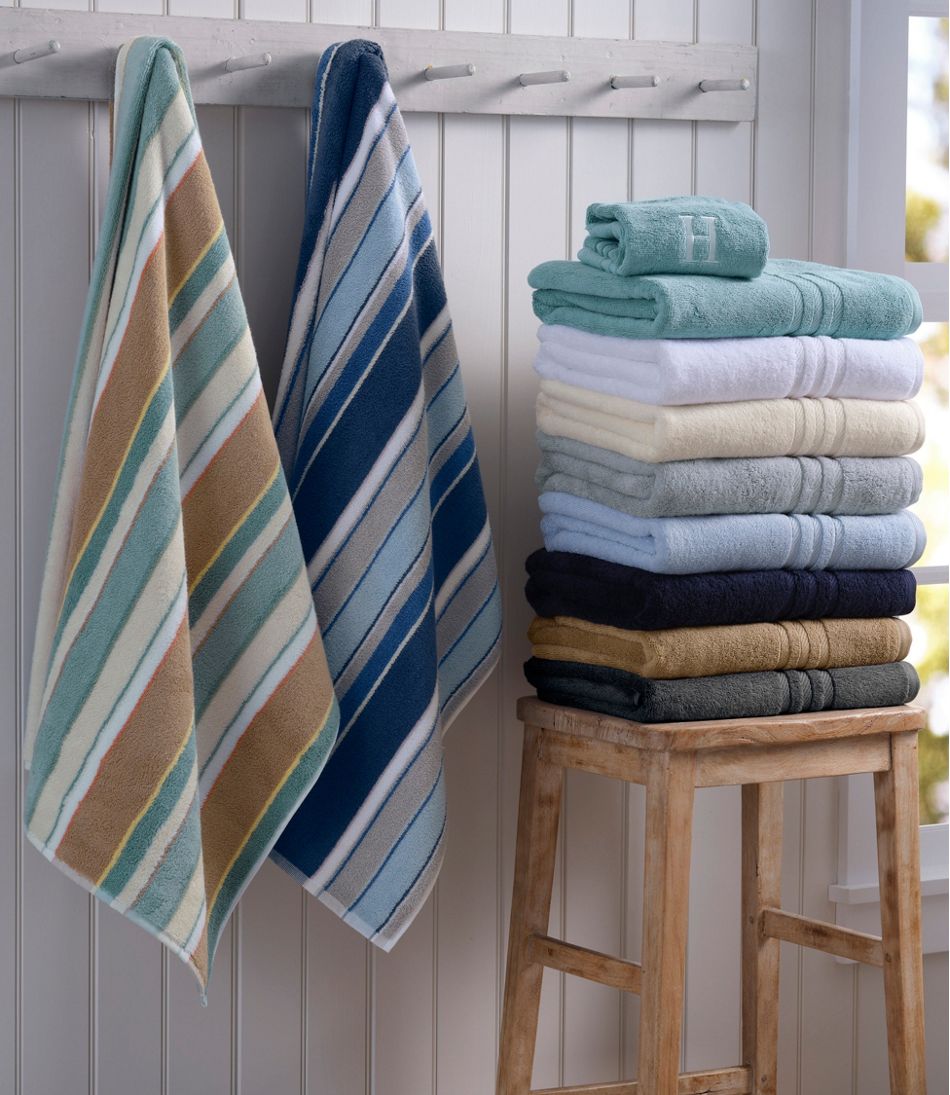 L.L.BeanBean's Organic Cotton Towel, Stripe