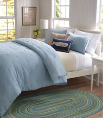 L.L.BeanBraided Wool Rug, Oval