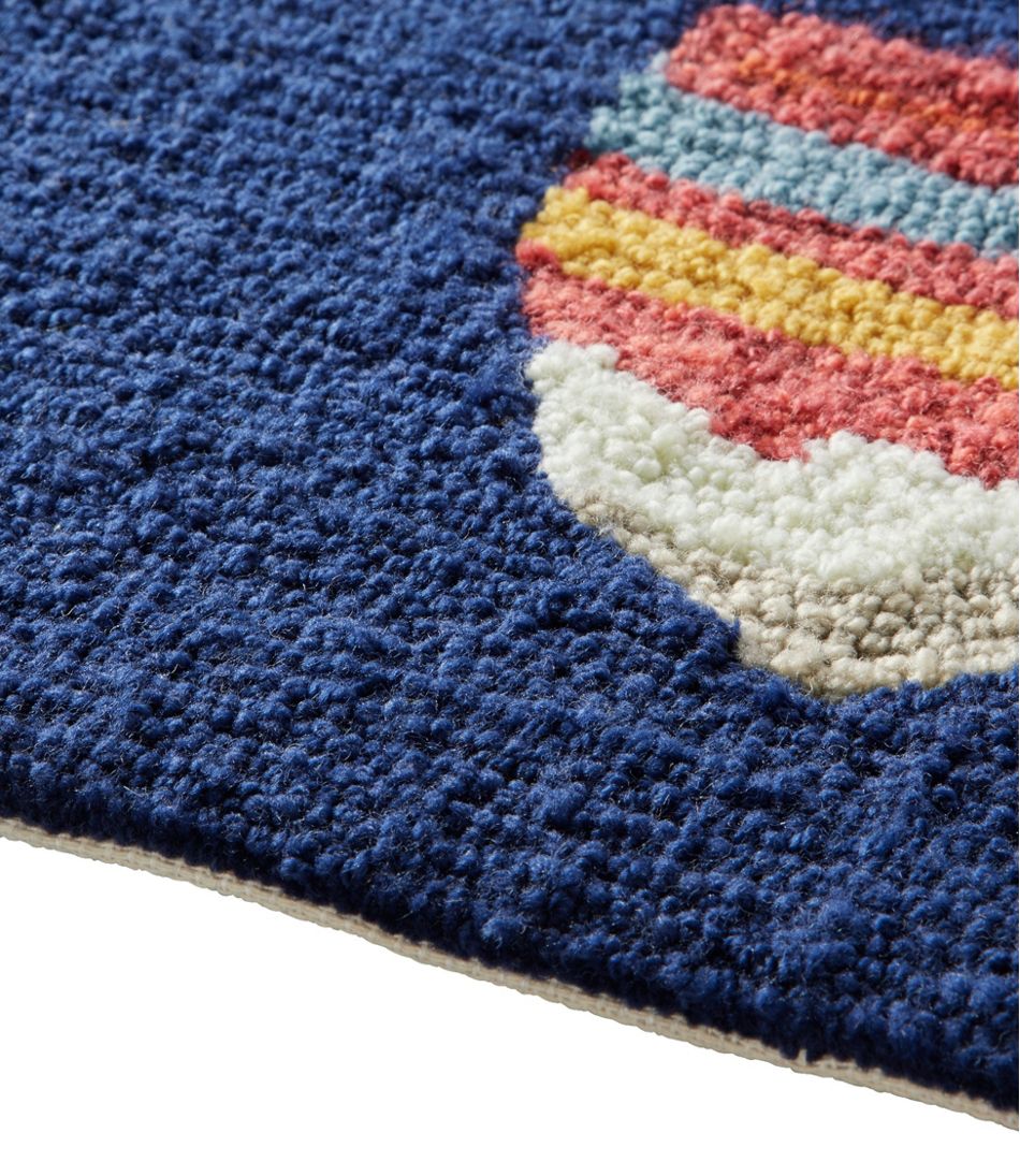 L.L.BeanIndoor/Outdoor Vacationland Rug, Buoys