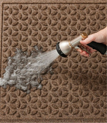 L.L.BeanHeavyweight Recycled Waterhog Doormat, Blooming Circles, Personalized