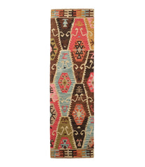 L.L.BeanRustic Geometric Wool Hooked Runner