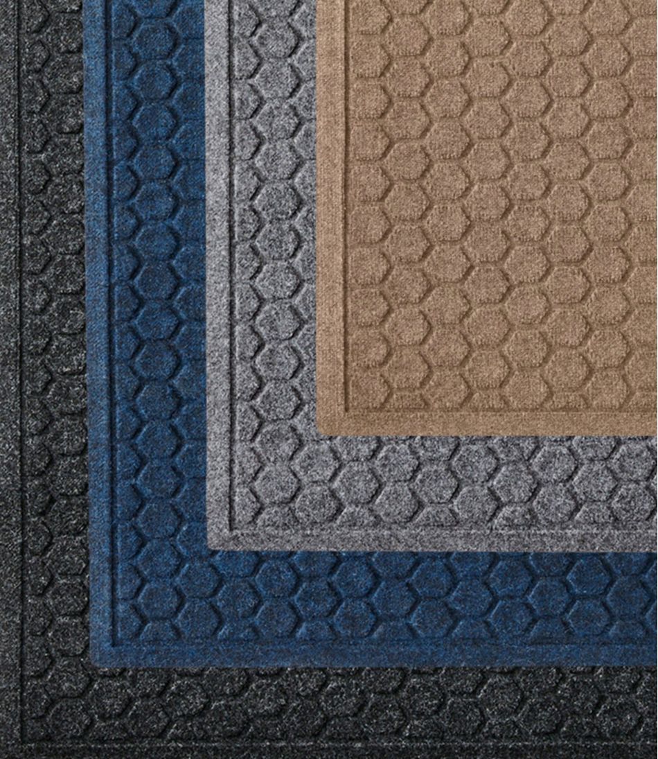 L.L.BeanWashable Waterhog Mat, Stair Treads, Set of Four, Honeycomb